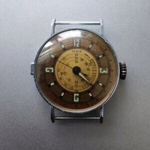 Vintage Men ORA Chronograph, Telemetre Scale